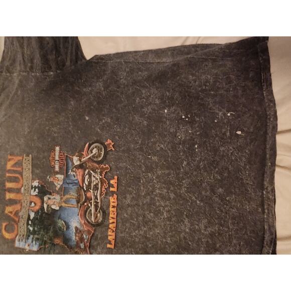 Vintage Harley Davidson Tshirt Mens size 2xl Acid washed Tee Y2K - Picture 5 of 6